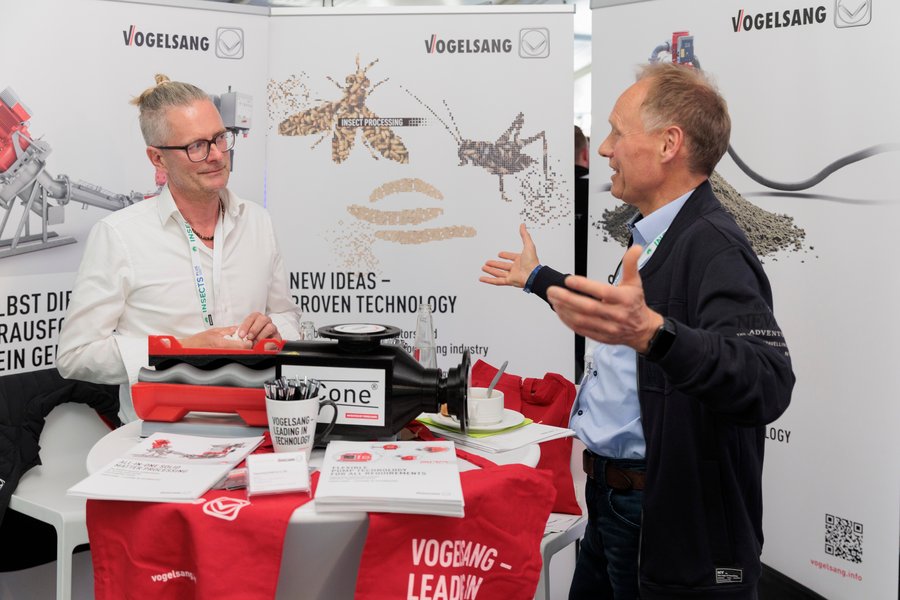 Vogelsang zeigte Pumpen- und Zerkleinerungstechnik auf der Insects Plus