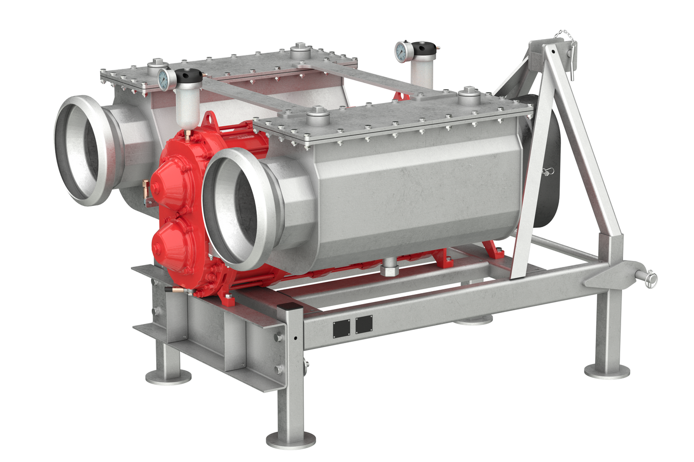 Tractor-mounted pump Tractor-mounted pump