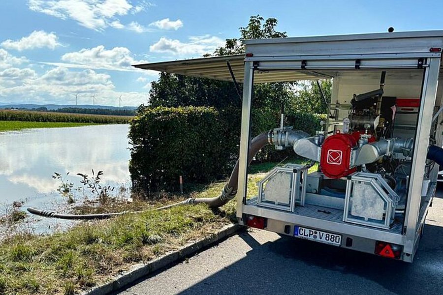 Vogelsang stellt Pumpen für Hochwassereinsatz in Österreich bereit