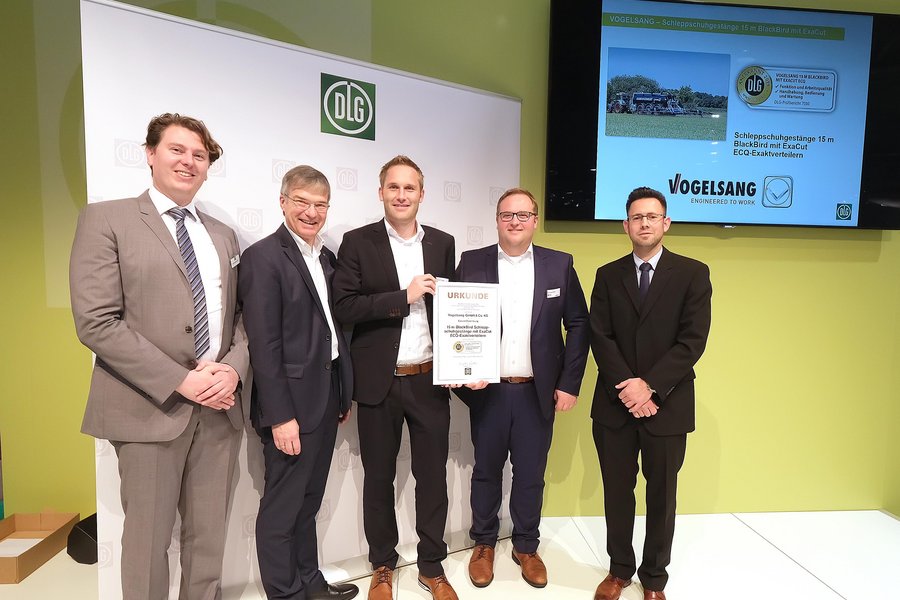 Vogelsang reçoit le prix DLG pour sa technologie innovante d'épandage et de répartition de lisier
