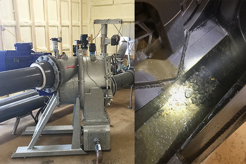 Green Cow Rotacut Grinder with Rock Trap