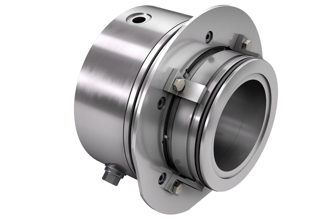 API Cartridge dobbeltvirkende mekanisk tætning i rustfrit stål, udviklet efter API 682-standarden til brug i olie- og gasindustrien