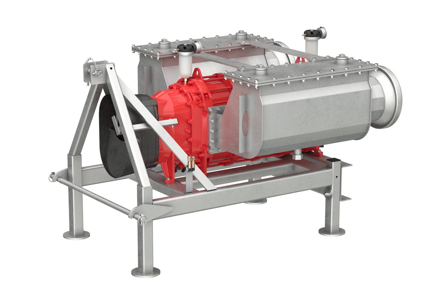 Tractor-mounted pump Tractor-mounted pump