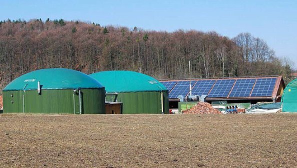 Biogasanlage Hofmann, Wiesenthal, Deutschland Biogasanlage Hofmann, Wiesenthal, Deutschland