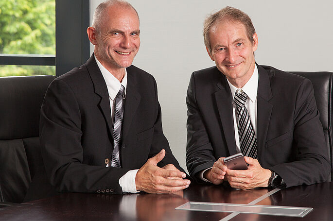 Hugo et Harald Vogelsang, directeurs généraux de Vogelsang GmbH & Co. KG