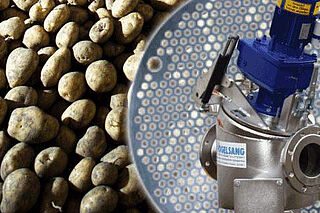 Caso práctico: Industria del procesamiento de patatas, RotaCut RC3000 Inline