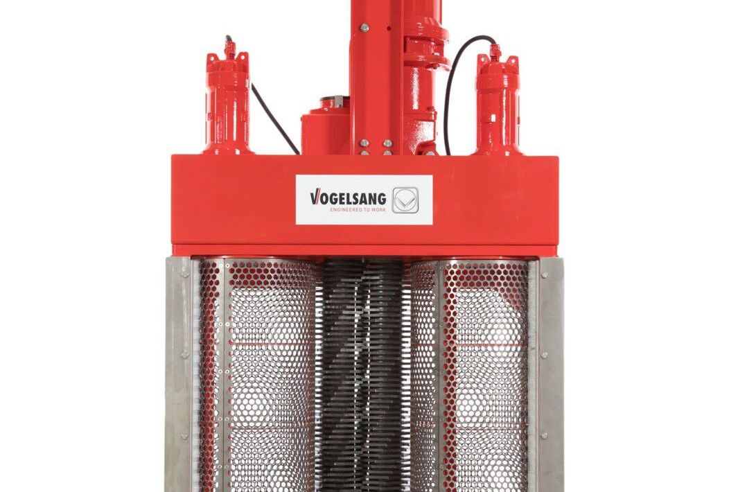 The twin-shaft grinder XRipper is the the wastewater grinder by Vogelsang