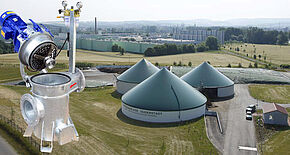 Installation de biogaz Duderstadt