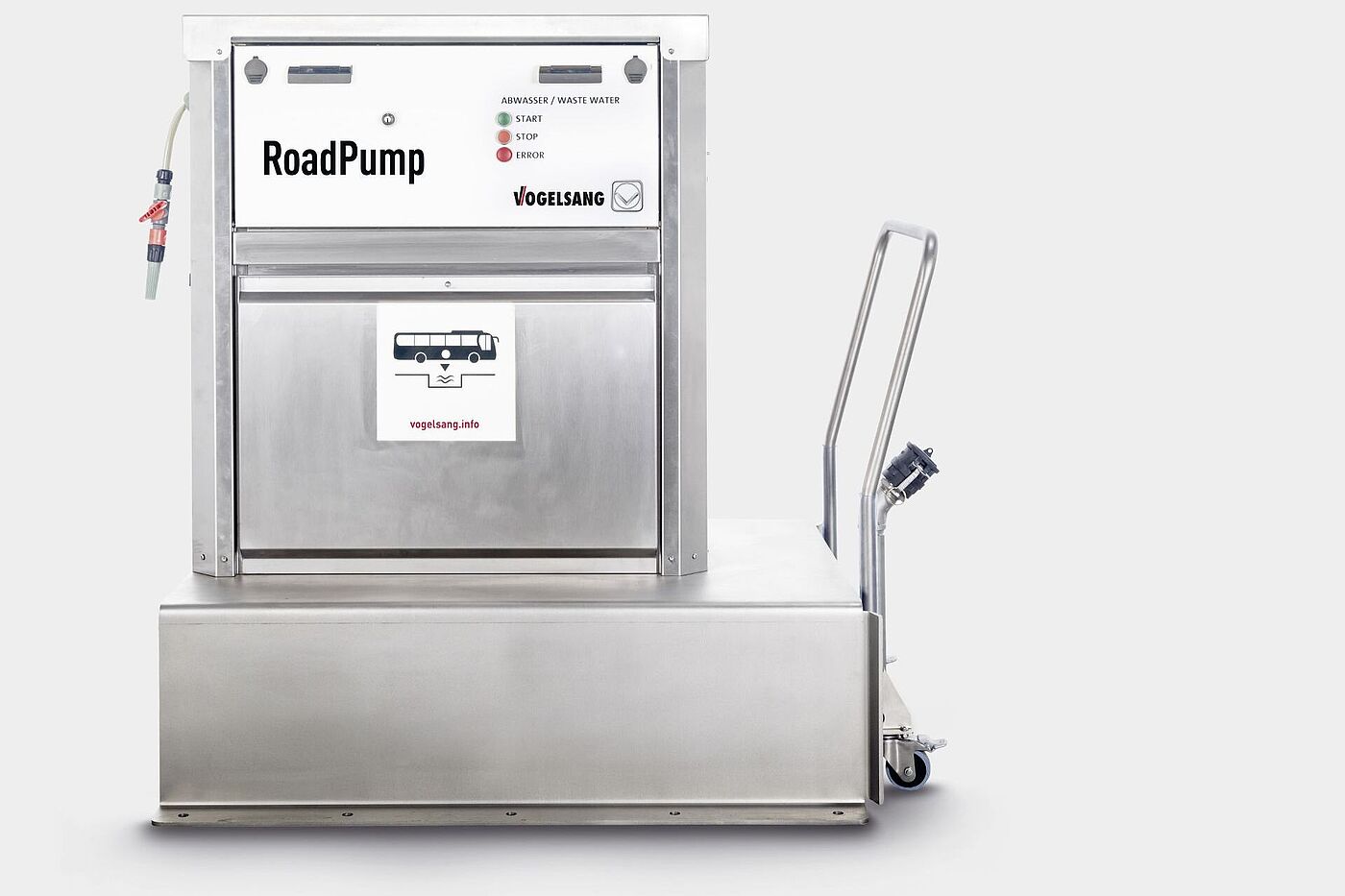 RoadPump Easy, the fresh water supply and wastewater disposal system for buses by Vogelsang