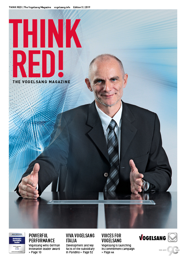 THINK RED – The company magazine by Vogelsang