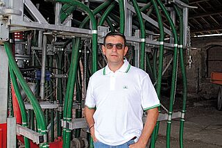 Paolo Bizzoni, proprietario dell'azienda agricola F.lli Bizzoni