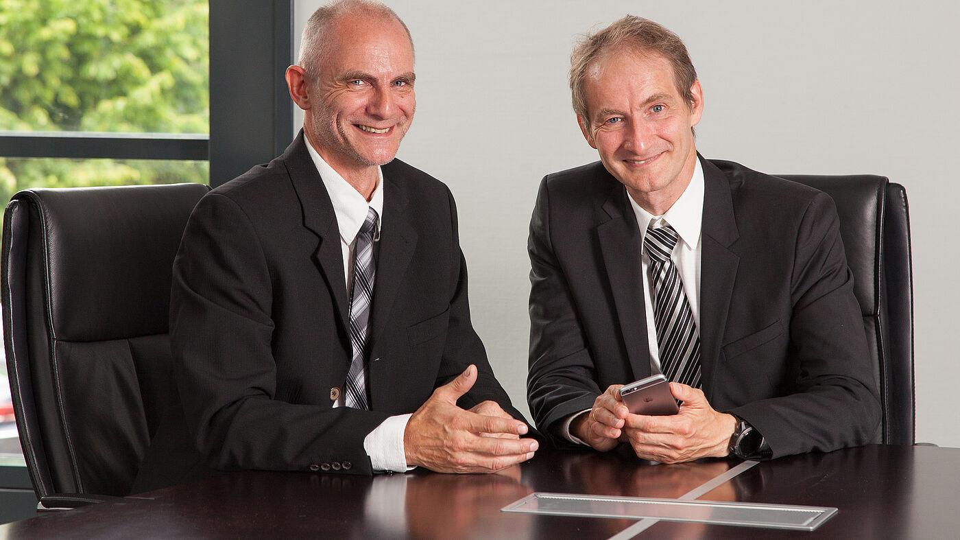 Hugo y Harald Vogelsang, directores generales de Vogelsang GmbH & Co. KG