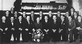 1954 - Vogelsang fabrique son 20 000ème tonneau