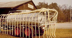 1980 - Invenzione della tecnologia per la distribuzione dei liquami a barre sospese