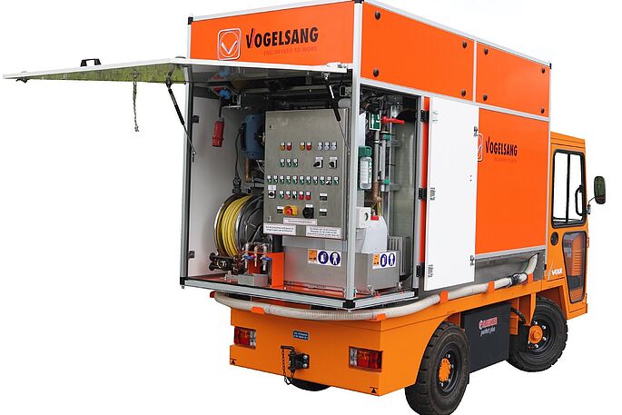 BioUnit: Système de nettoyage des toilettes des bioréacteurs ferroviaires de Vogelsang