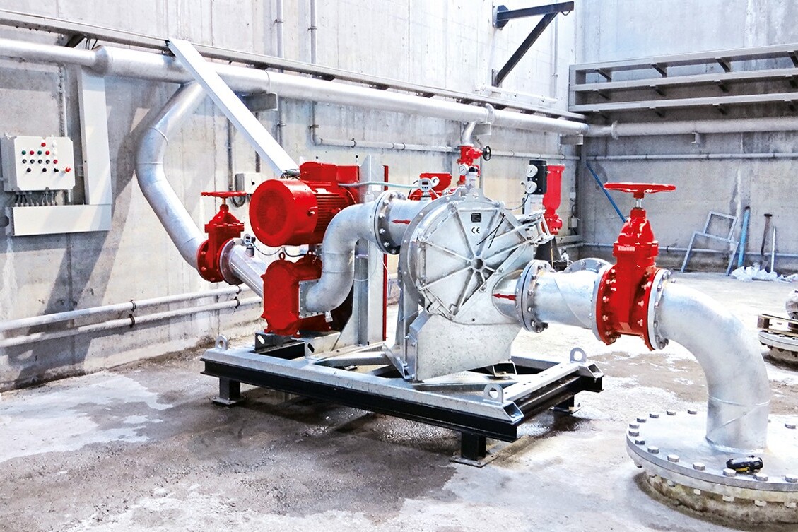 Combined grinding and pumping technology with Vogelsang pump systems
