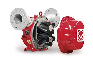Rotary lobe pump of the IQ series by Vogelsang