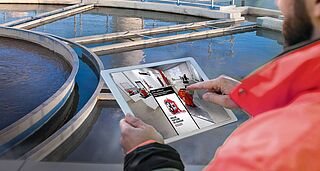 Virtual showroom for wastewater technology