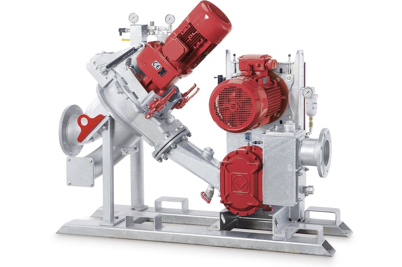 泵系统结合强大的湿式切割机RotaCut和VX系列转子泵