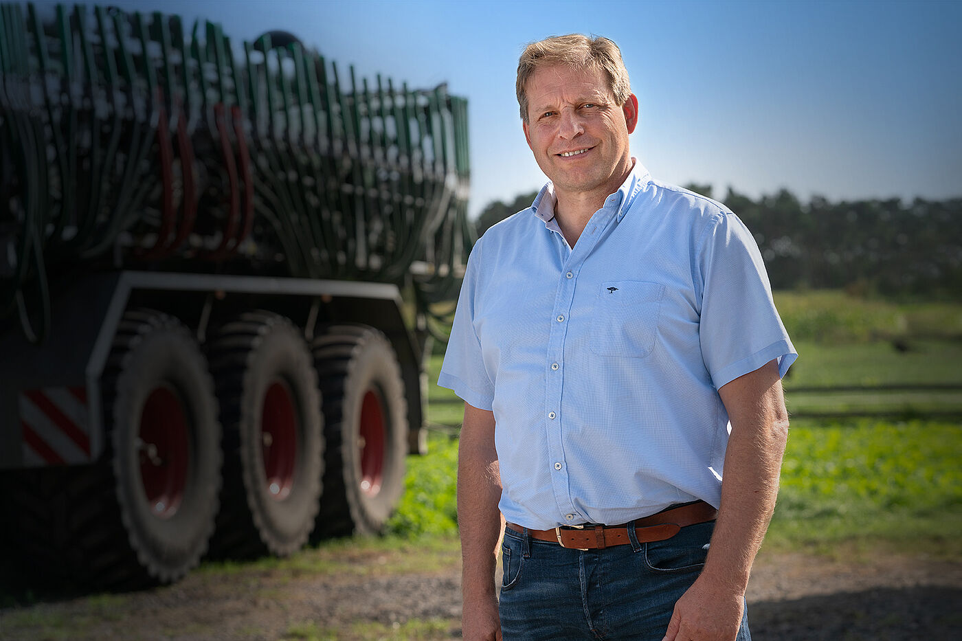 Gerd Dettmer, Geschäftsführer der Dettmer Agrar-Service GmbH