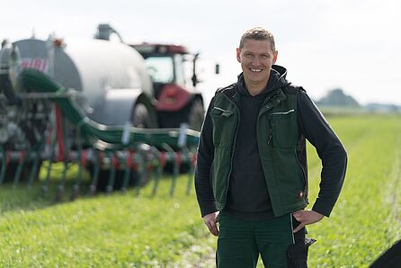 Jan Haase, Operating Manager of the Haase farm, Germany