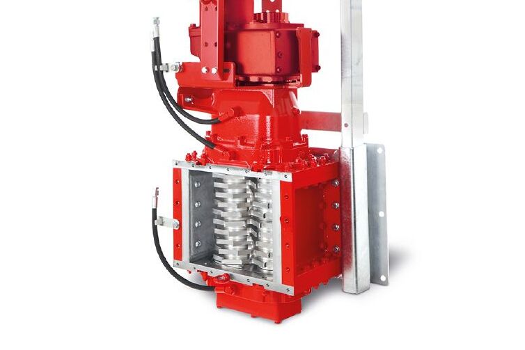The twin-shaft grinder XRipper is the the wastewater grinder by Vogelsang